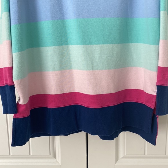 Cabana by Crown & Ivy Lightweight Sweatshirt Dolman Tunic Side Slit Sz L - Picture 3 of 7